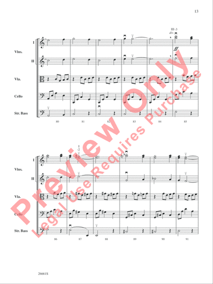 Recuerdos de la Alhambra String Orchestra scores gallery preview page 14