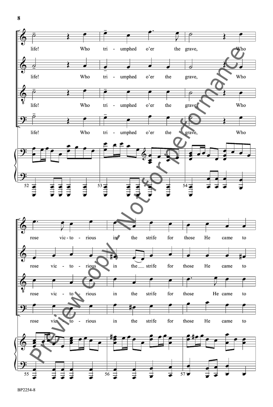 Crown Him! 4-Part scores gallery preview page 9