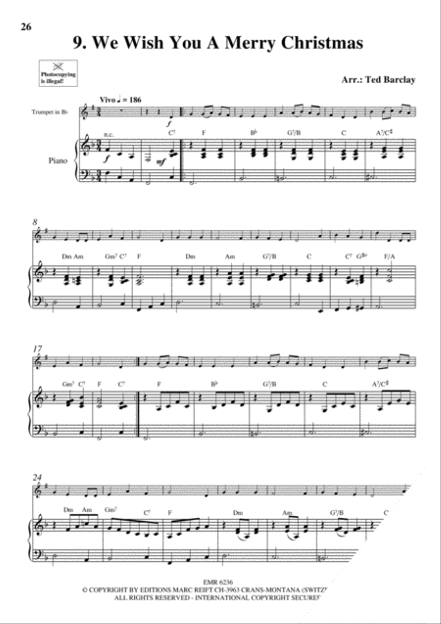 10 Easy Christmas Solos 10 Easy Christmas Solos Trumpet Solo scores gallery preview page 11