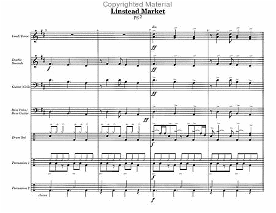 Linstead Market Steel Drum Band scores gallery preview page 3
