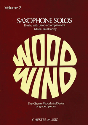 Book cover for Saxophone Solos - Volume 2