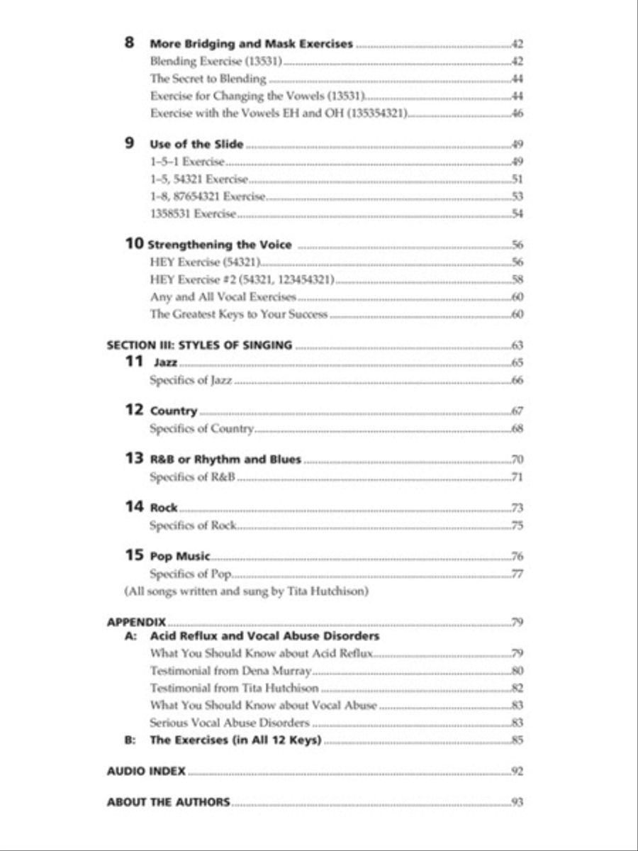 Advanced Vocal Technique Voice scores gallery preview page 3