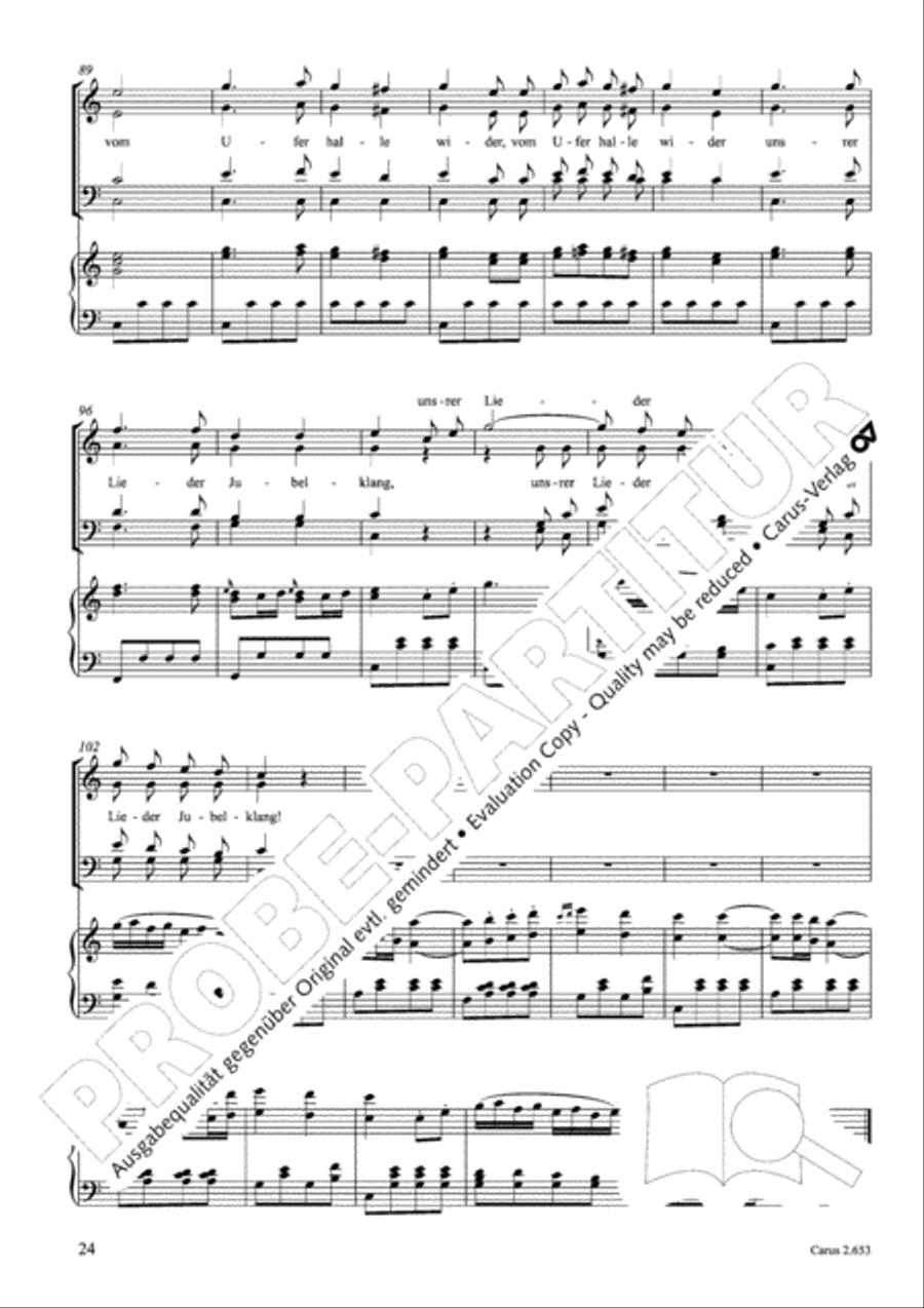 Choral collection Great Opera Choruses - Mozart * Haydn (choir & piano) Choir scores gallery preview page 35