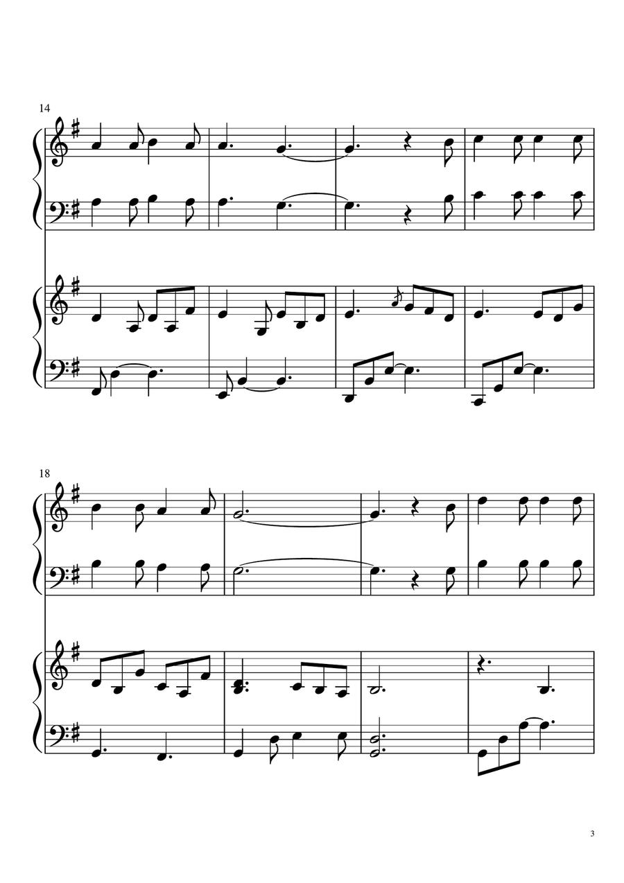 Von guten Machten wunderbar geborgen (Easy! Student-Teacher Piano Duet) Piano Method scores gallery preview page 3