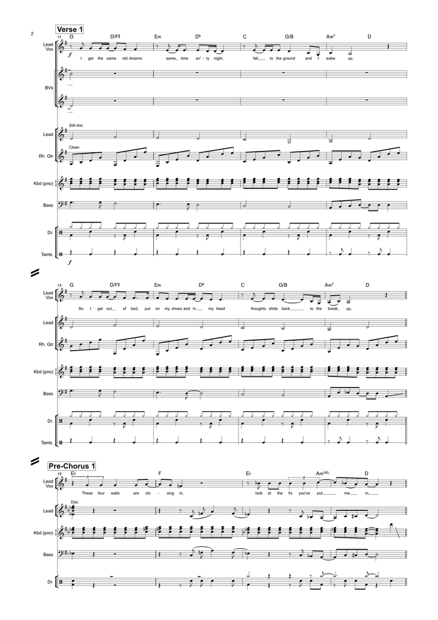 Since You've Been Gone Small Ensemble scores gallery preview page 2