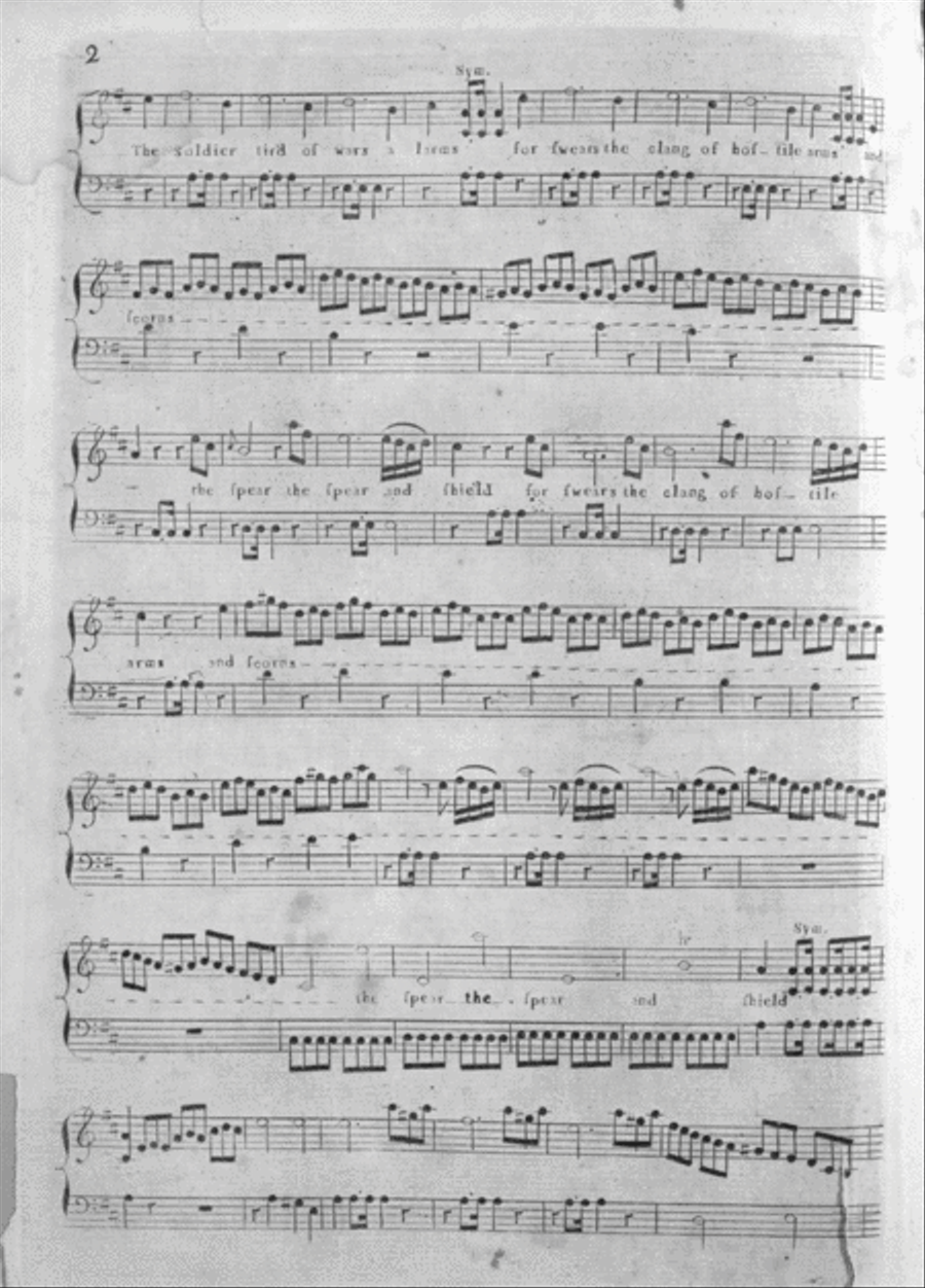 The Soldier Tir'd Voice scores gallery preview page 2