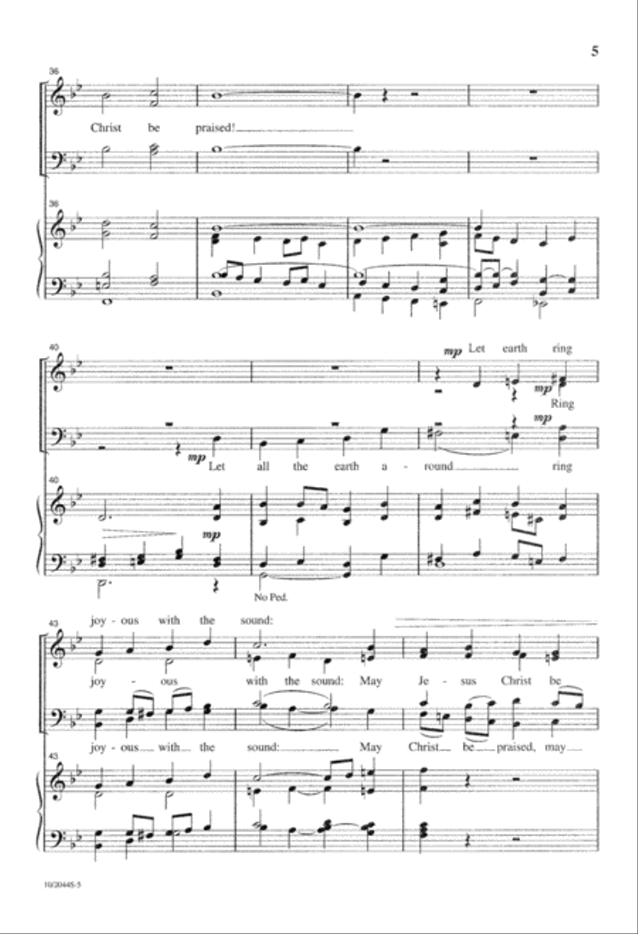 When Morning Gilds the Skies 4-Part scores gallery preview page 6