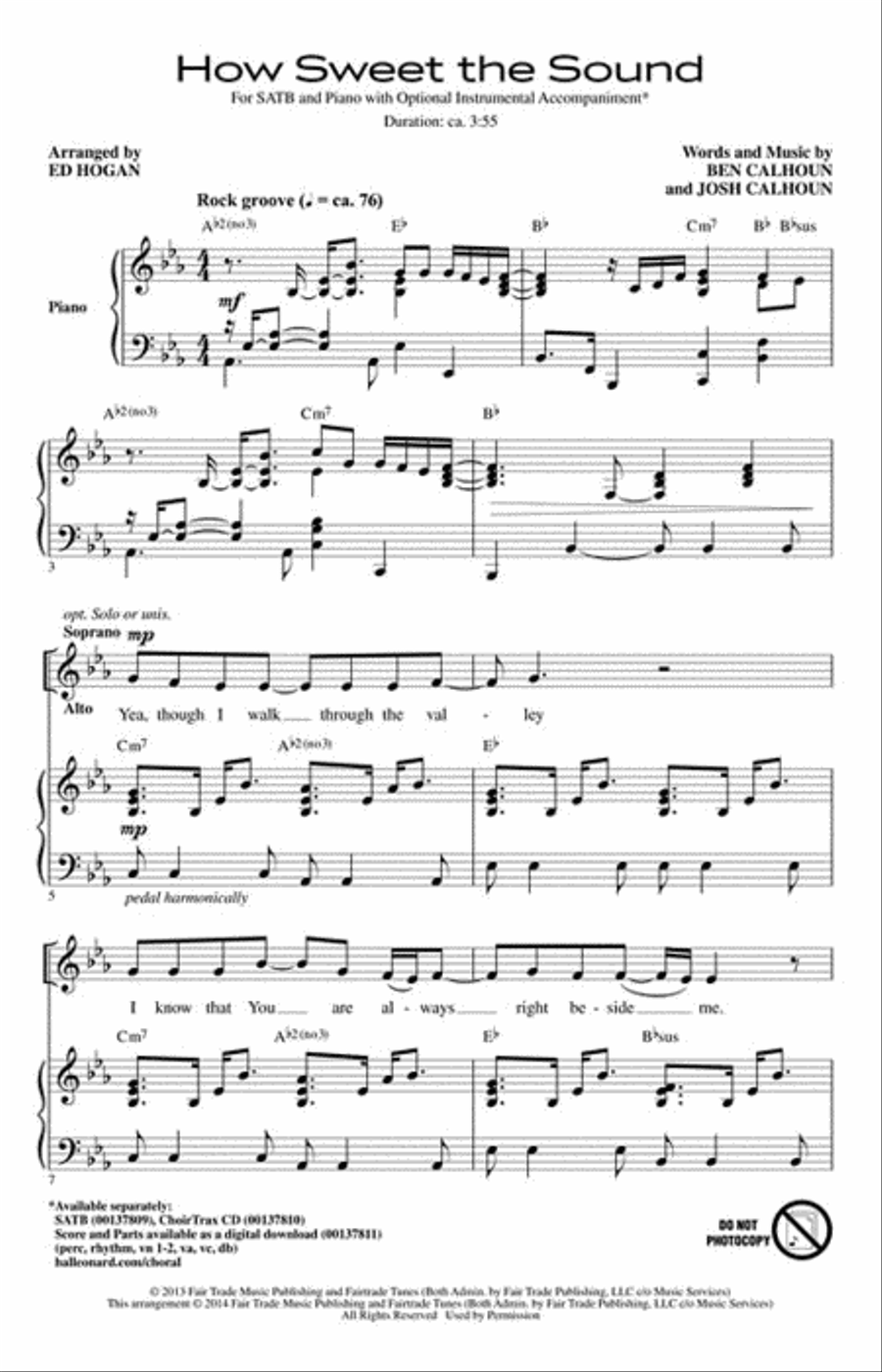 How Sweet the Sound How Sweet the Sound Choir scores gallery preview page 2