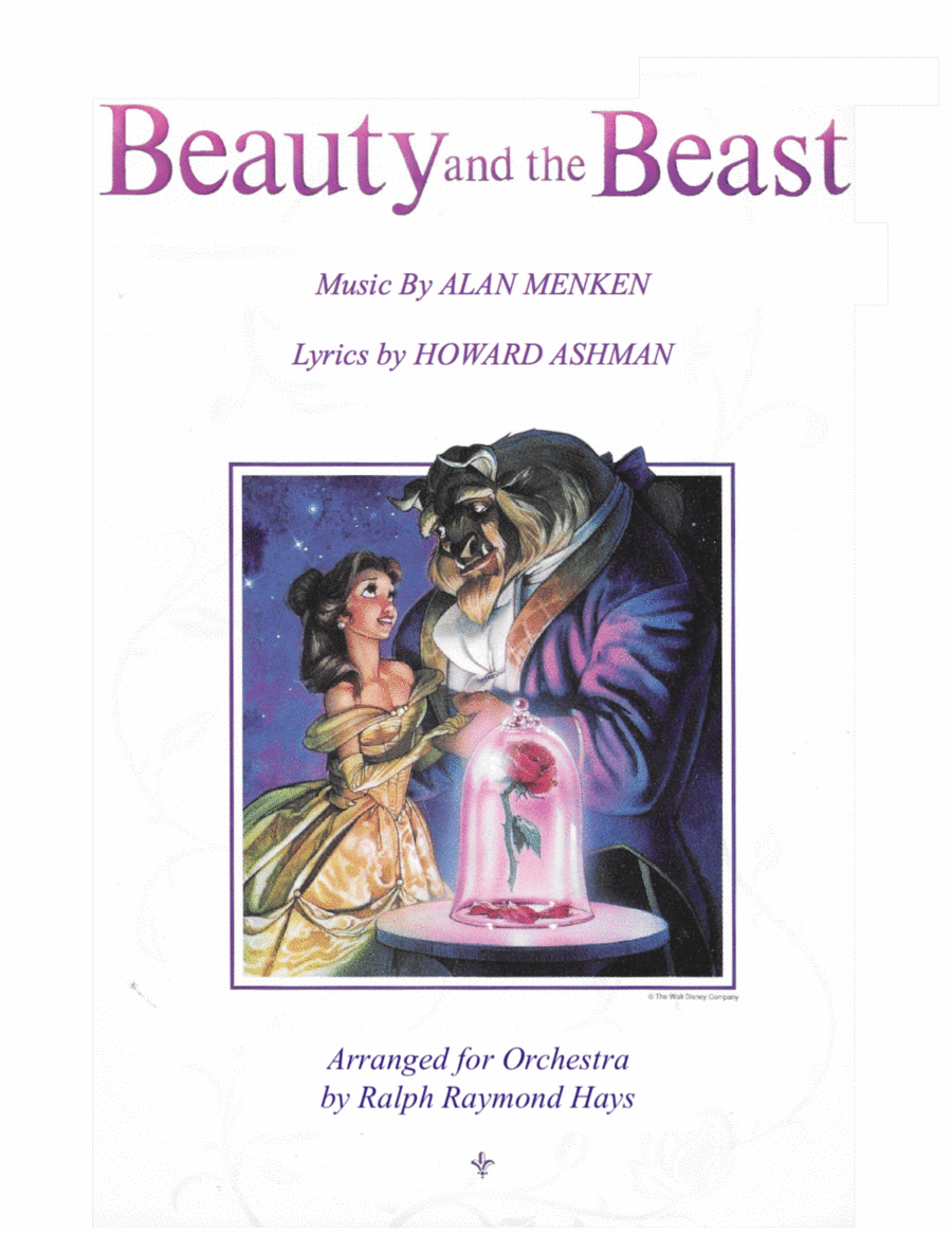 Beauty And The Beast Full Orchestra scores gallery preview page 1