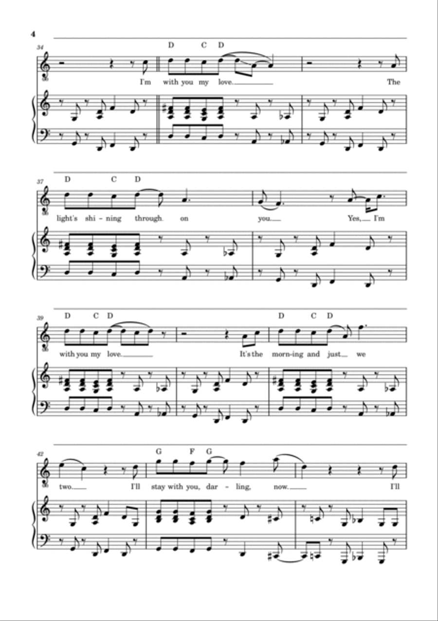 Sunshine Of Your Love Sunshine Of Your Love Piano, Vocal, Guitar scores gallery preview page 5