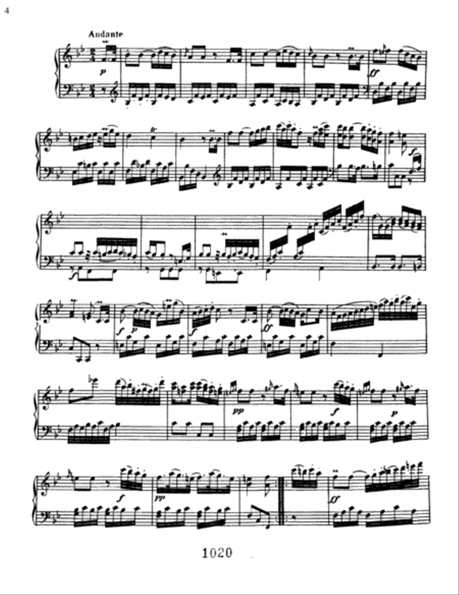 Sonatina In E-flat Major Piano Solo scores gallery preview page 4