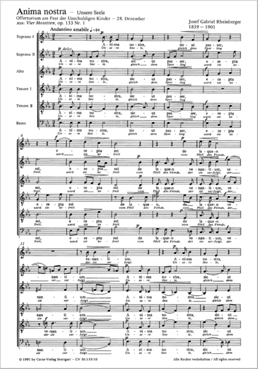 Anima nostra Choir scores gallery preview page 2