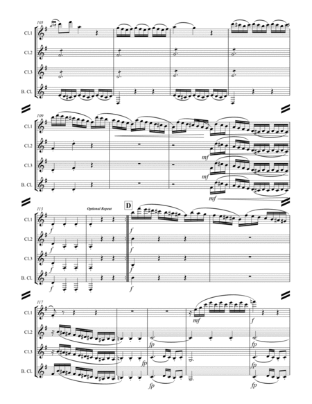 Beethoven – String Quartet No.1 in F Major, I. Allegro (for Clarinet Quartet) image number null