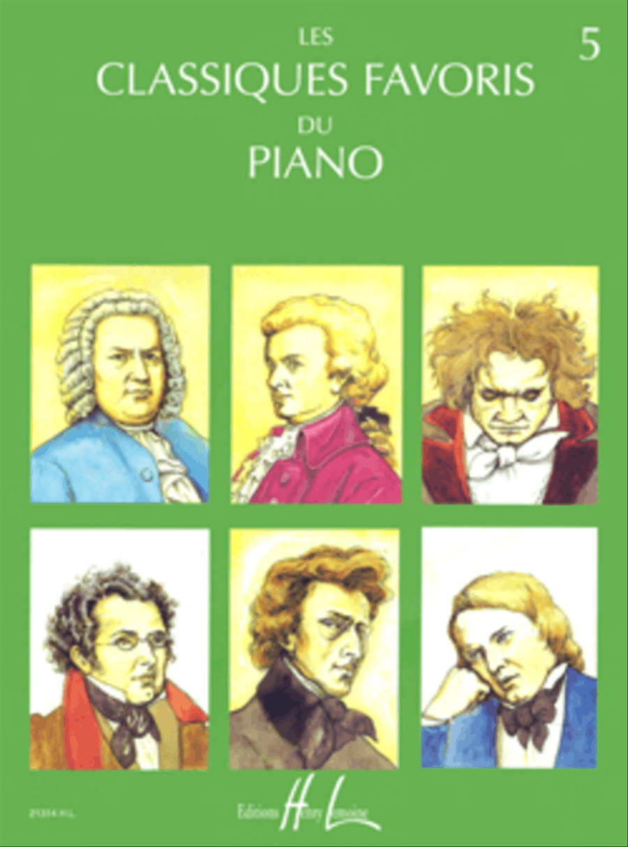 Les classiques favoris Vol.5 Piano Solo scores gallery preview page 1