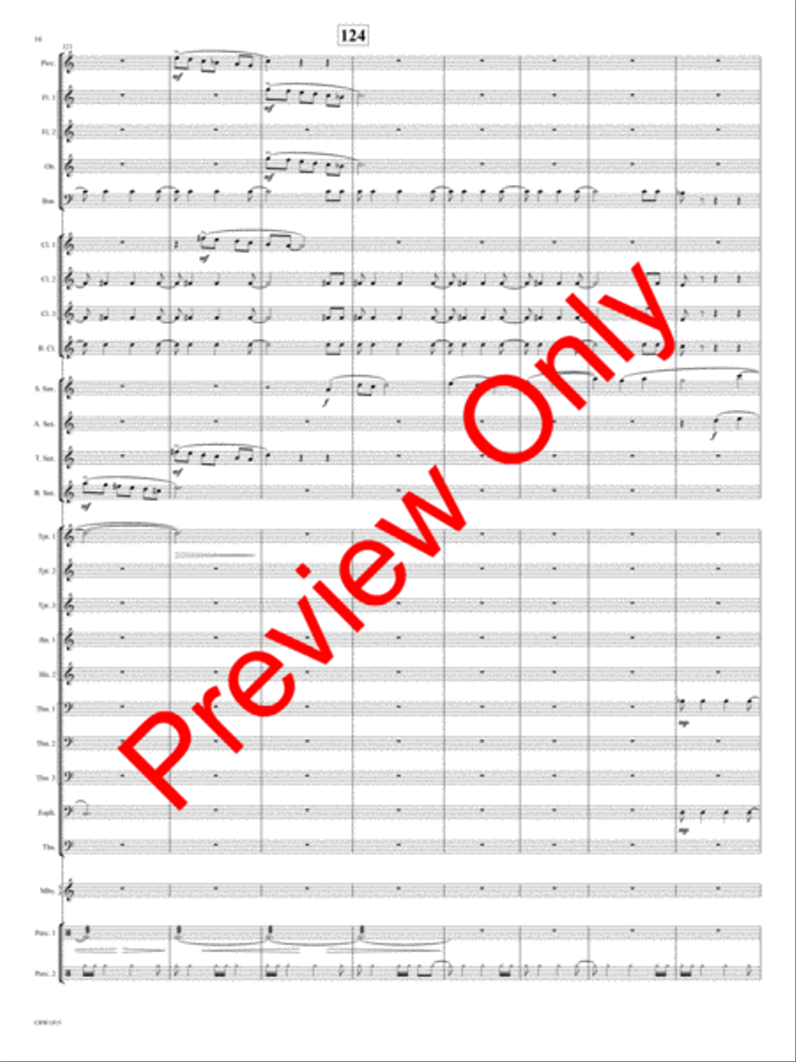 Flying Concert Band scores gallery preview page 19