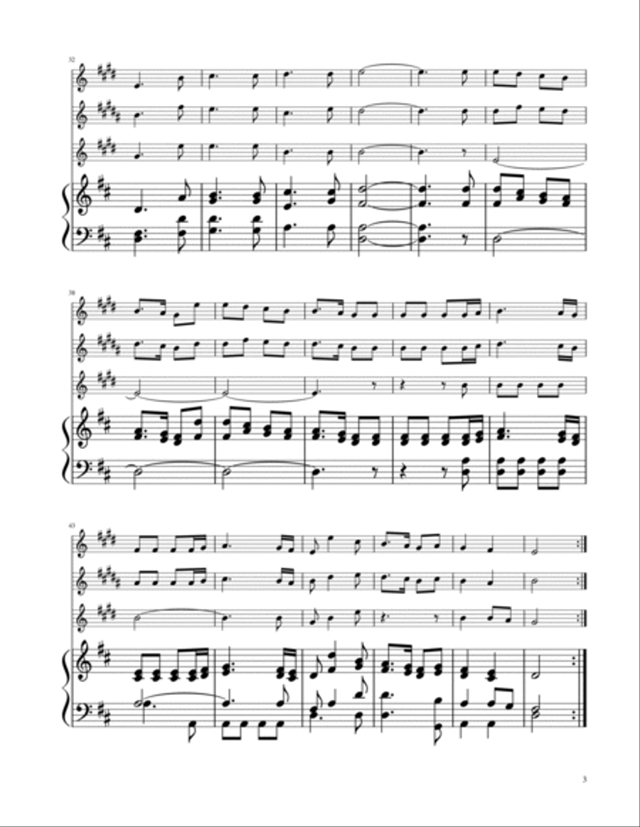 Joy To The World - Sax Trio SAT SAT scores gallery preview page 3