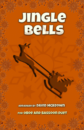 Book cover for Jingle Bells, Jazz Style, for Oboe and Bassoon Duet