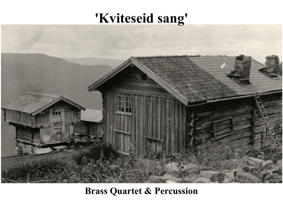 Kviteseid Song for Brass/Messing Quartet Brass Ensemble scores gallery preview page 1