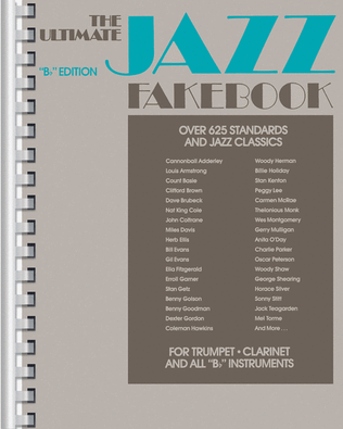 Book cover for The Ultimate Jazz Fake Book