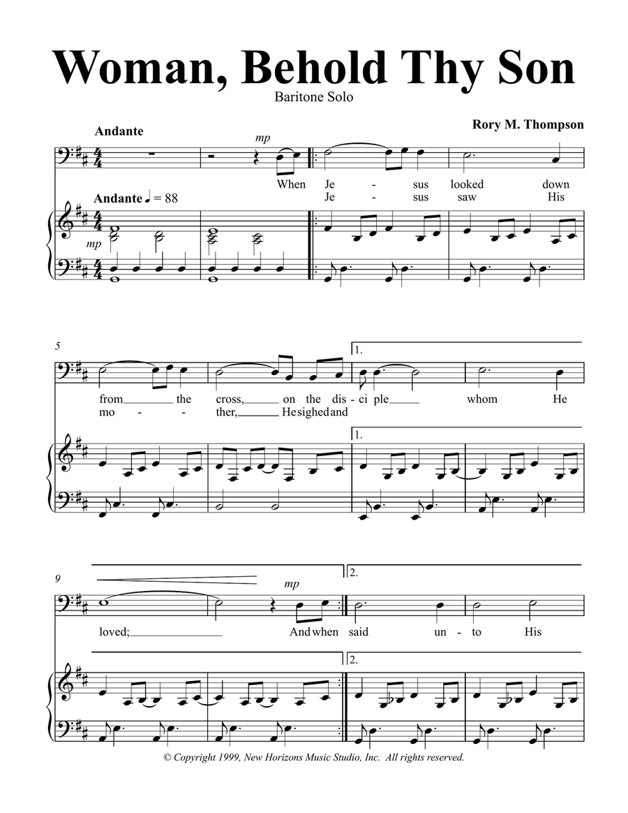 Final Words: The Seven Last Words of Christ 3-Part scores gallery preview page 6