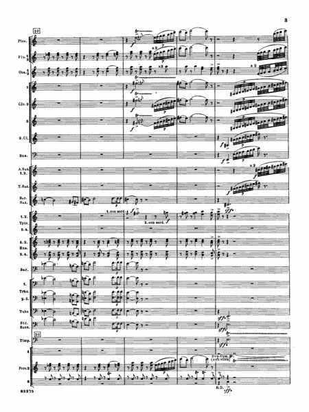 Alarums, Op. 27: Score