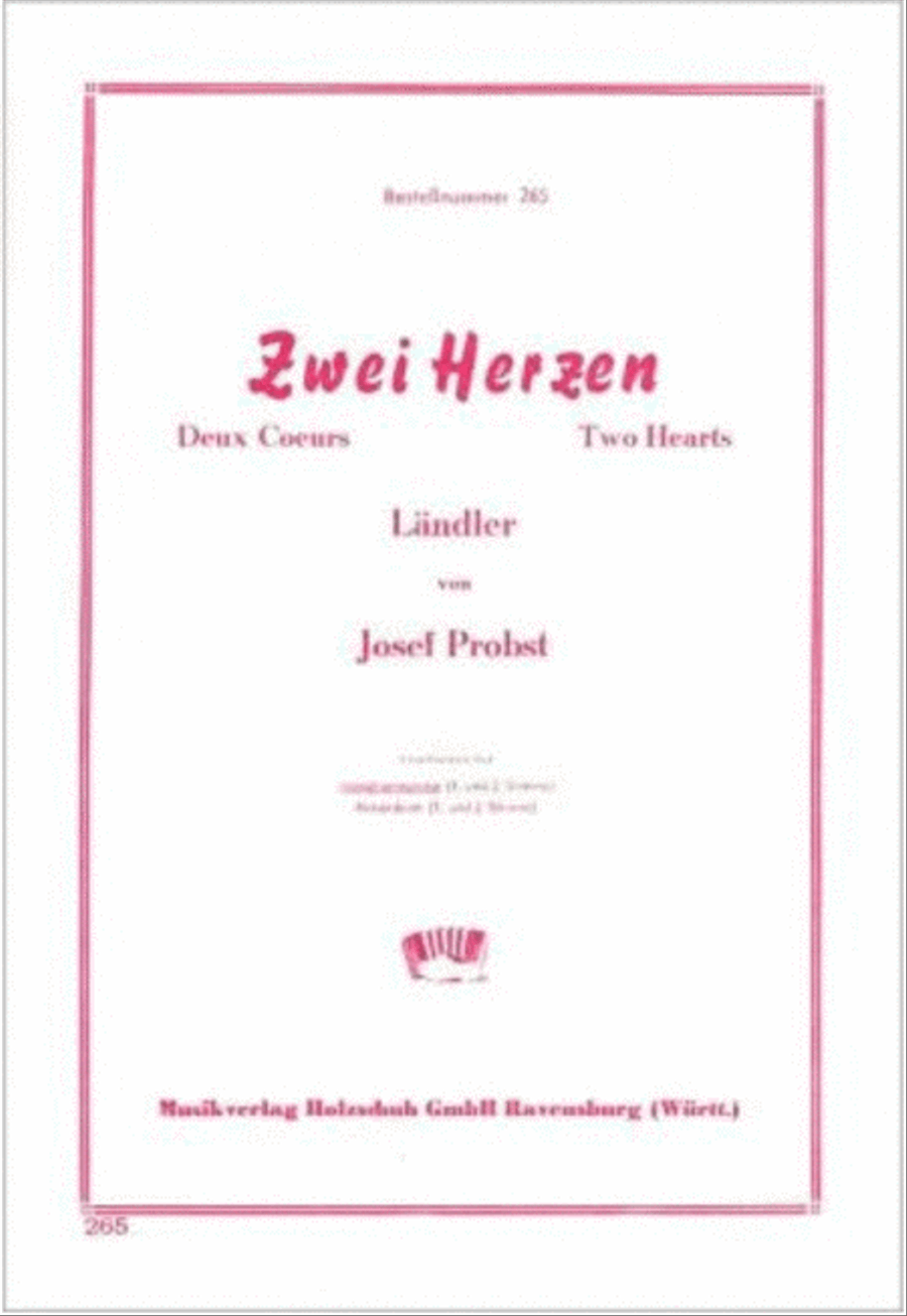 Zwei Herzen Zwei Herzen Accordion scores gallery preview page 1