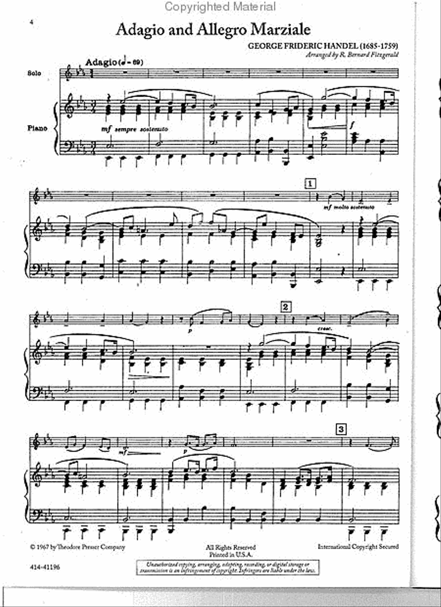 The R. Bernard Fitzgerald Trumpet Collection Chamber Music scores gallery preview page 2