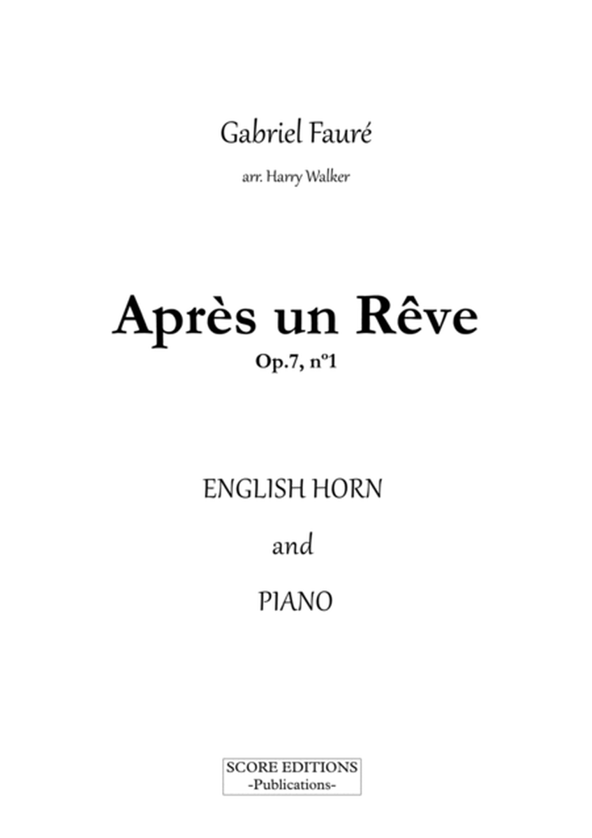 Après un rêve (Fauré) for English Horn and Piano image number null