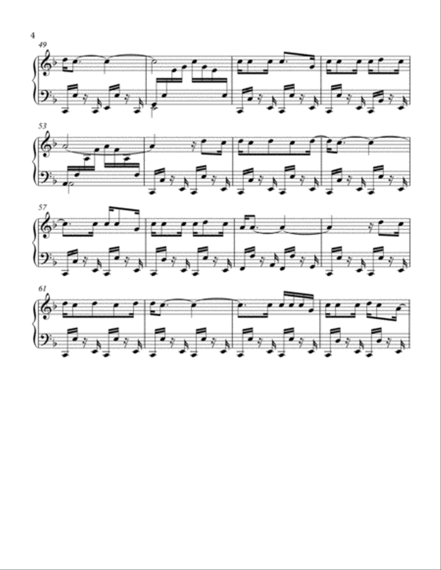 INSULANA NO 3 INSULANA NO 3 Piano Solo scores gallery preview page 4