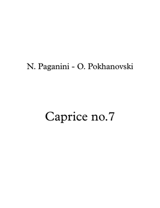 Paganini-Pokhanovski 24 Caprices: #7 for violin and piano