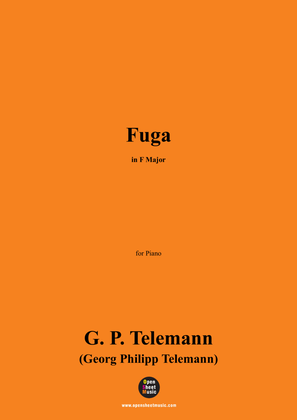 G. P. Telemann-Fuga,in F Major,for Piano