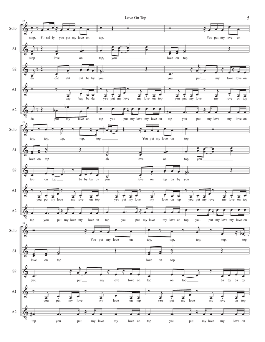 Love On Top SSAA scores gallery preview page 5