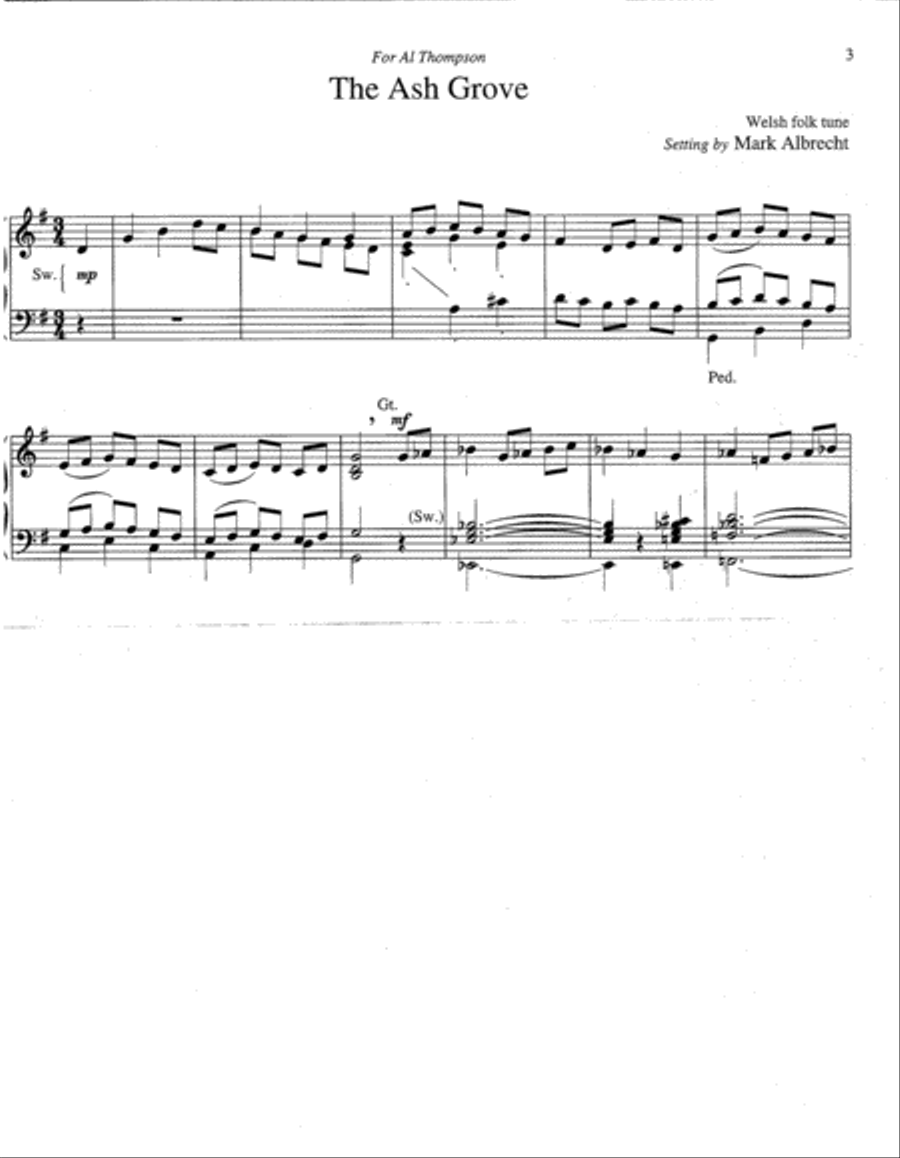 Twelve Hymn Tune Intonations Organ scores gallery preview page 2