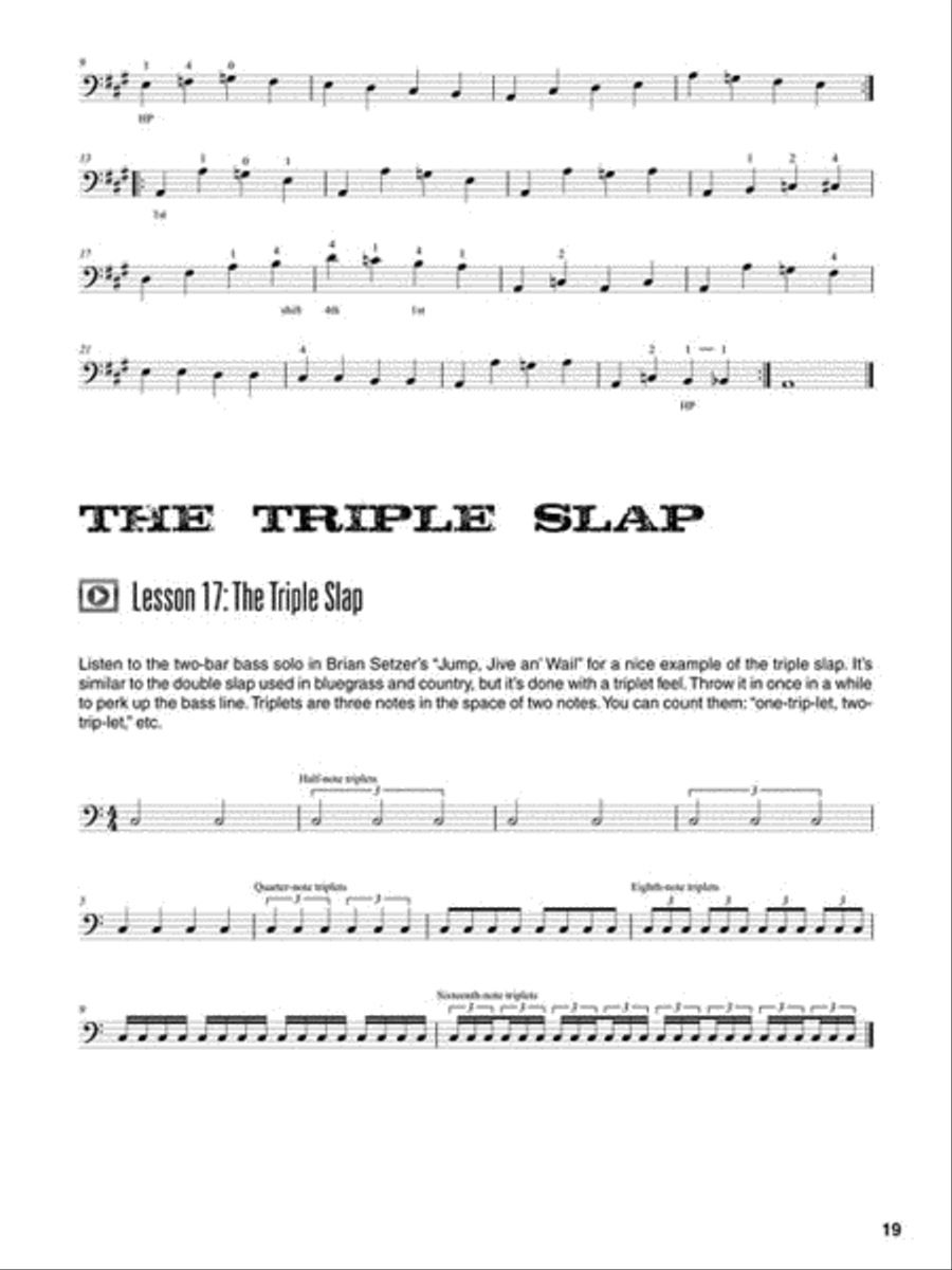 Rockabilly Bass Double Bass scores gallery preview page 5