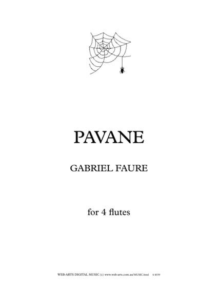 PAVANE for 4 flutes - FAURE image number null