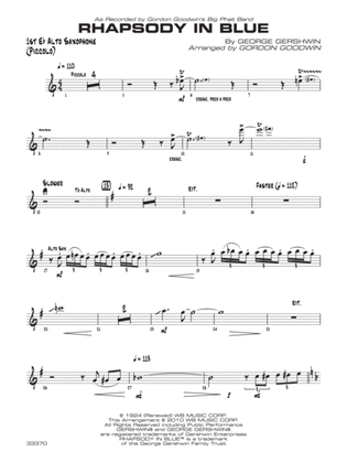 Rhapsody in Blue: E-flat Alto Saxophone
