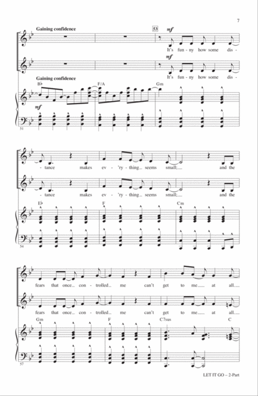 Let It Go 2-Part scores gallery preview page 6