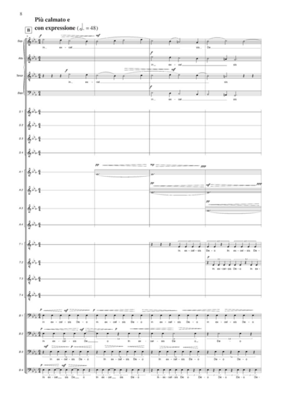 Gloria in Excelsis Deo Gloria in Excelsis Deo Mixed Choir scores gallery preview page 3
