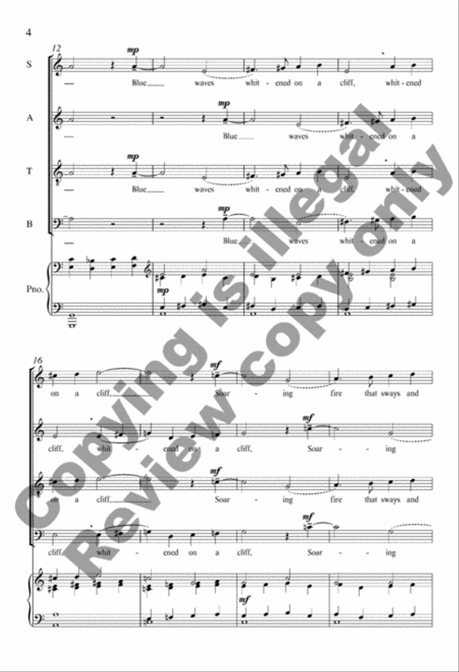 Life Has Loveliness 4-Part scores gallery preview page 4