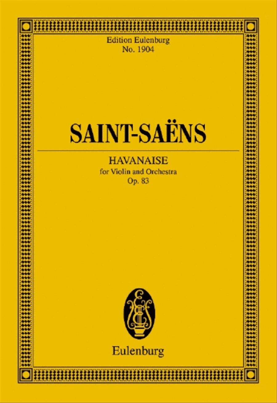 Havanaise Orchestra scores gallery preview page 1