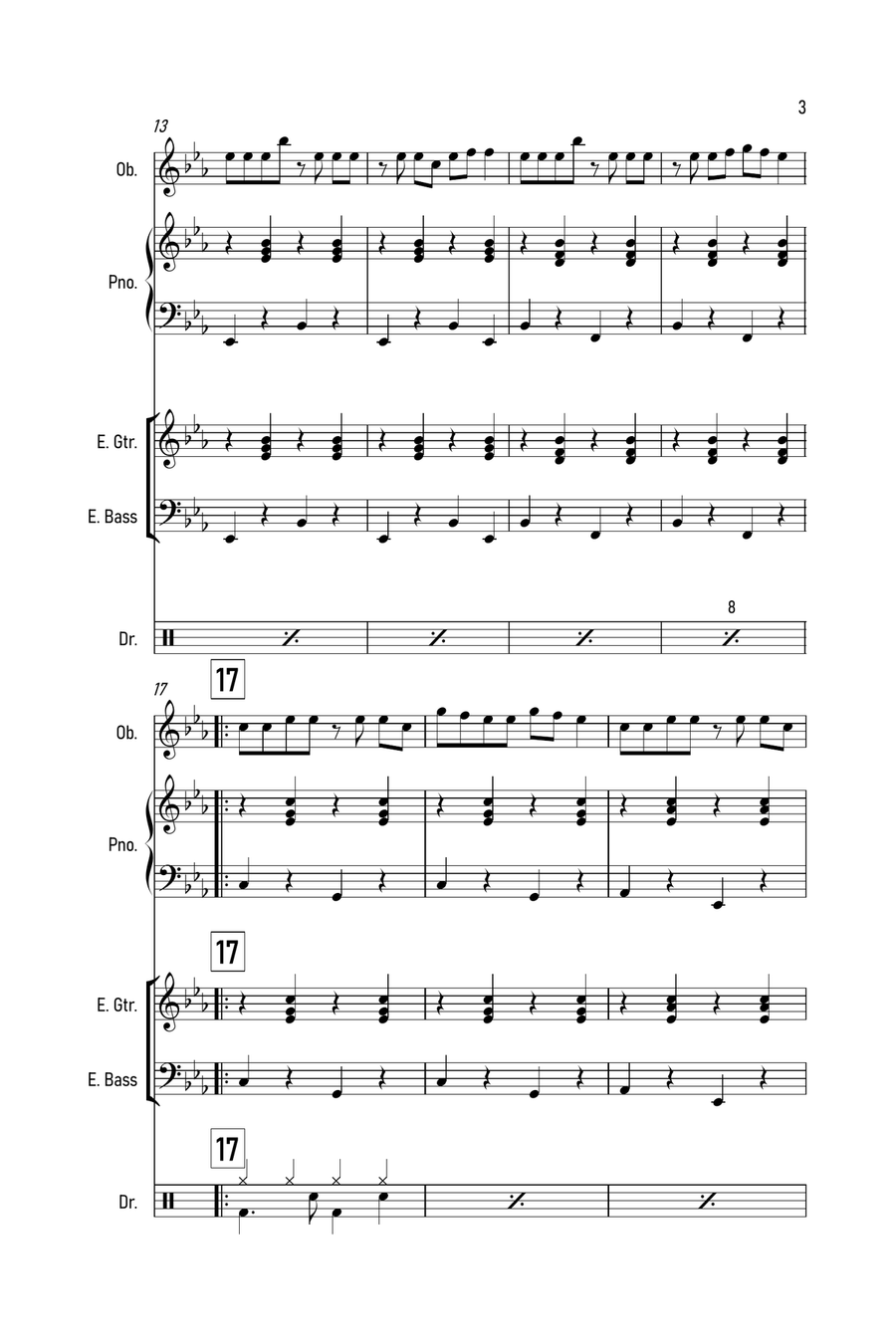 Savage Love Piano scores gallery preview page 3