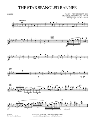 The Star Spangled Banner - Oboe 1