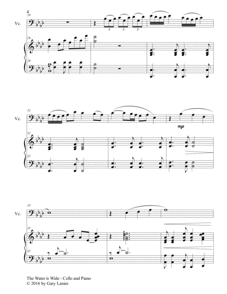 Gary Lanier: 3 Inspiring Hymn Tunes (Duets for Cello & Piano) image number null