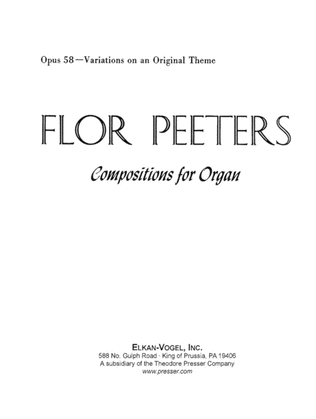 Book cover for Variations on An Original Theme