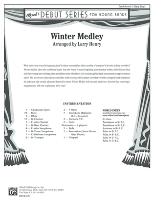 Book cover for Winter Medley: Score