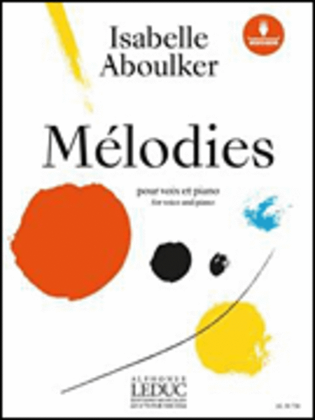 Book cover for Melodies Pour Voix Et Piano