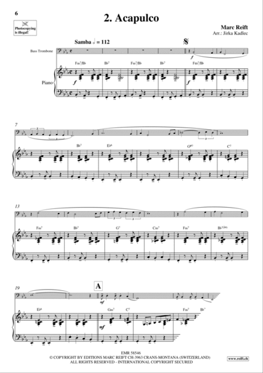 10 Funny Time Solos 10 Funny Time Solos Bass Trombone scores gallery preview page 5