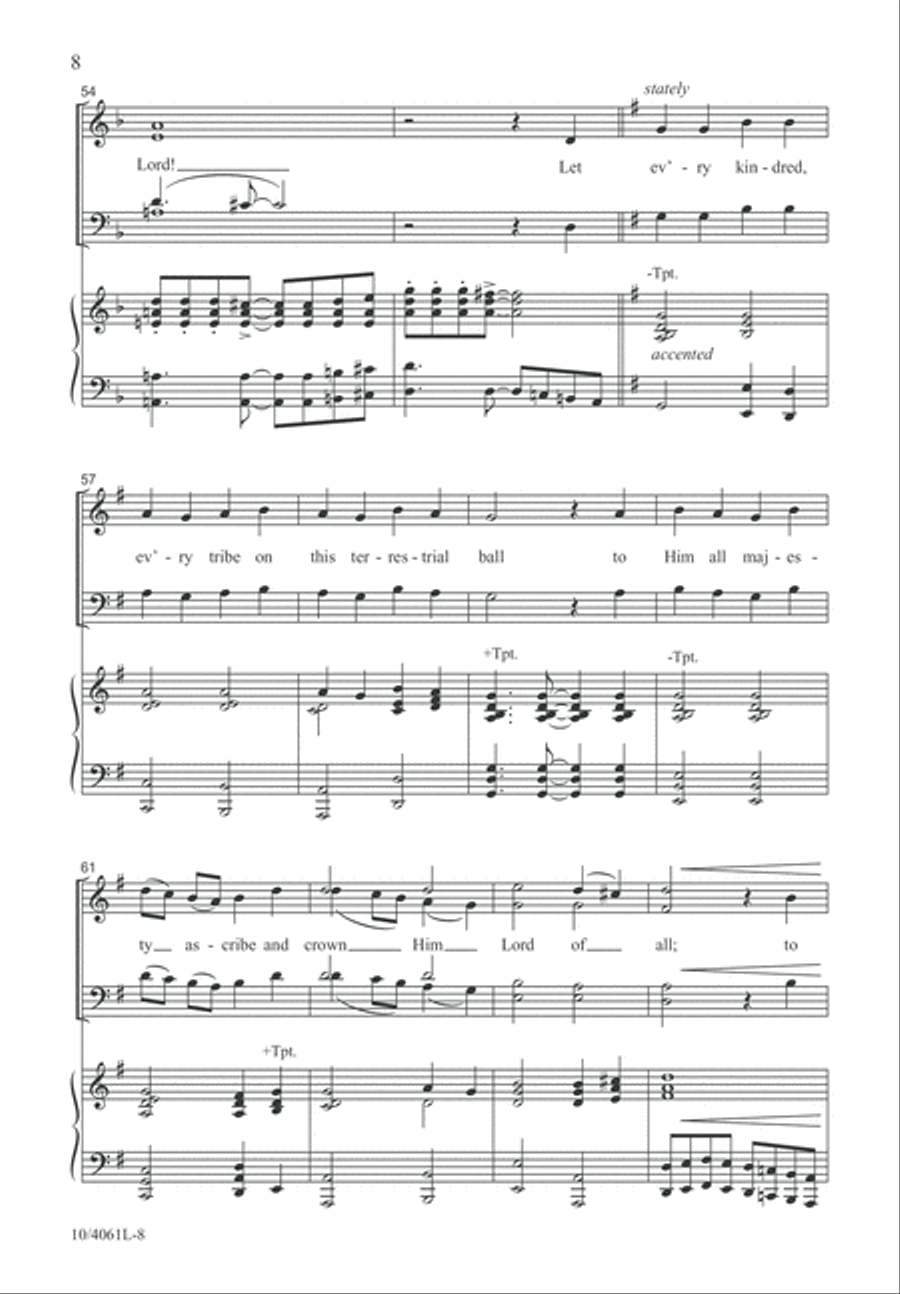 Resurrection Power 4-Part scores gallery preview page 8