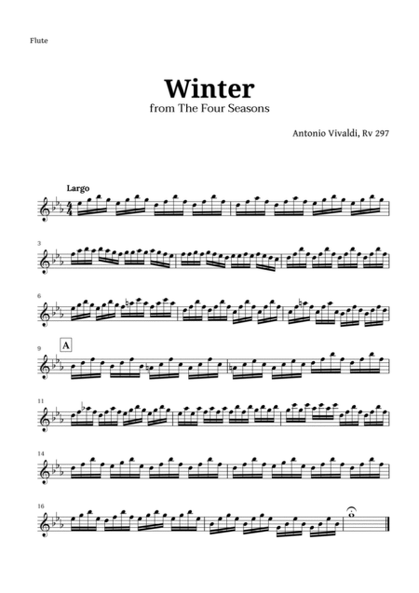 Largo from Winter by Vivaldi for Woodwind Quintet and Piano image number null