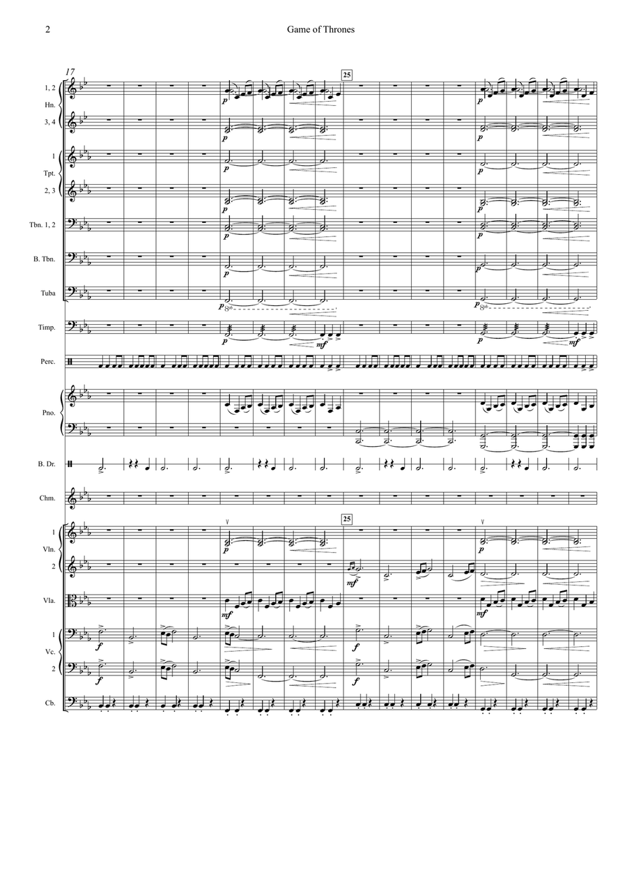Game Of Thrones Game Of Thrones String Orchestra scores gallery preview page 2